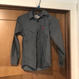 Cinch boys button down